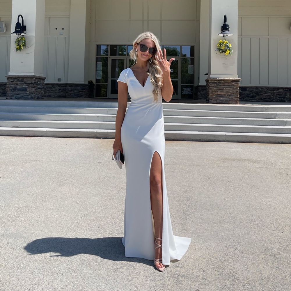 Wedding dress for church worn for about 2 hours